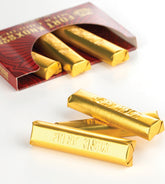 Fort Knox Gold Mini Bar Milk Chocolate 2.96 oz Each Pack Quantity 12 Packs Per Box Shop Now at UsaCandyWholesale.Com